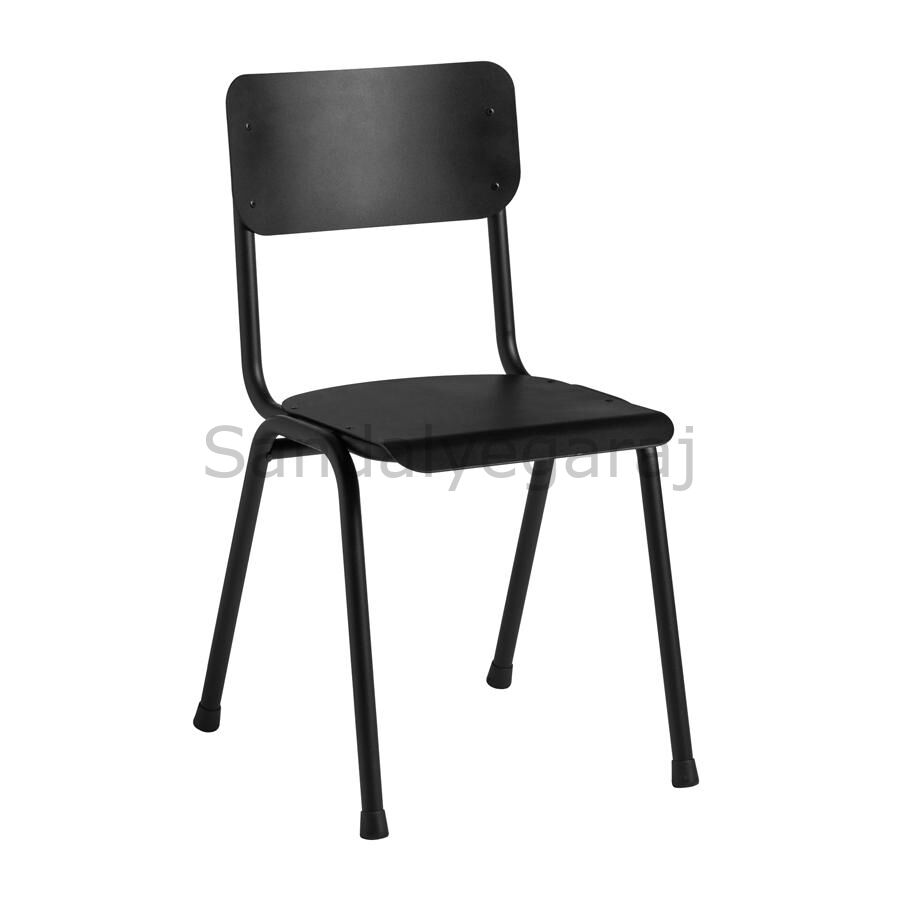 School Dış Mekan Metal Sandalye