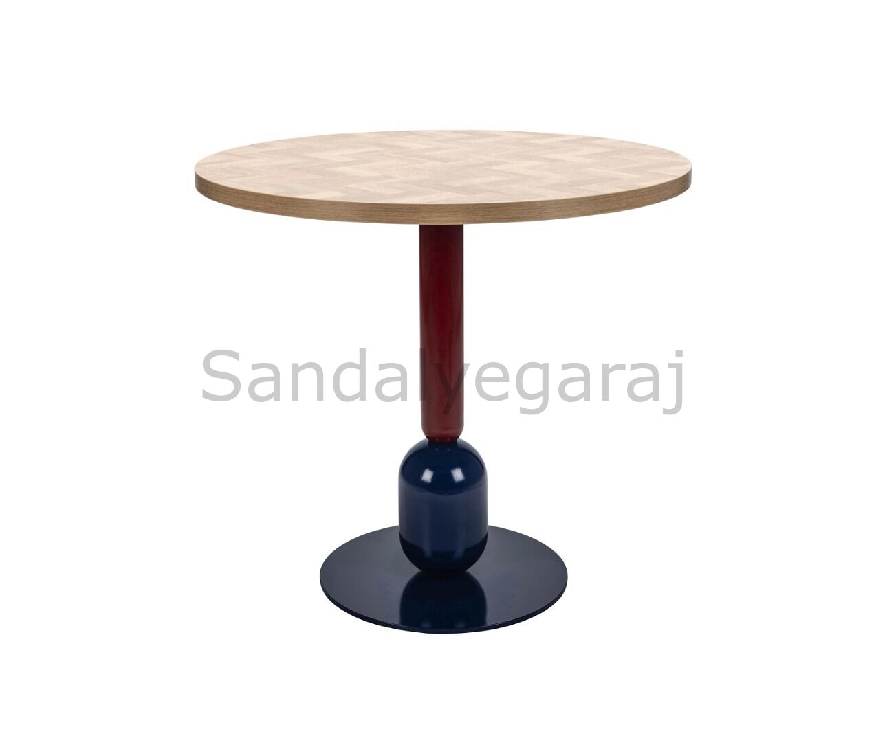 Döküm Saç Panelli Cafe Masası